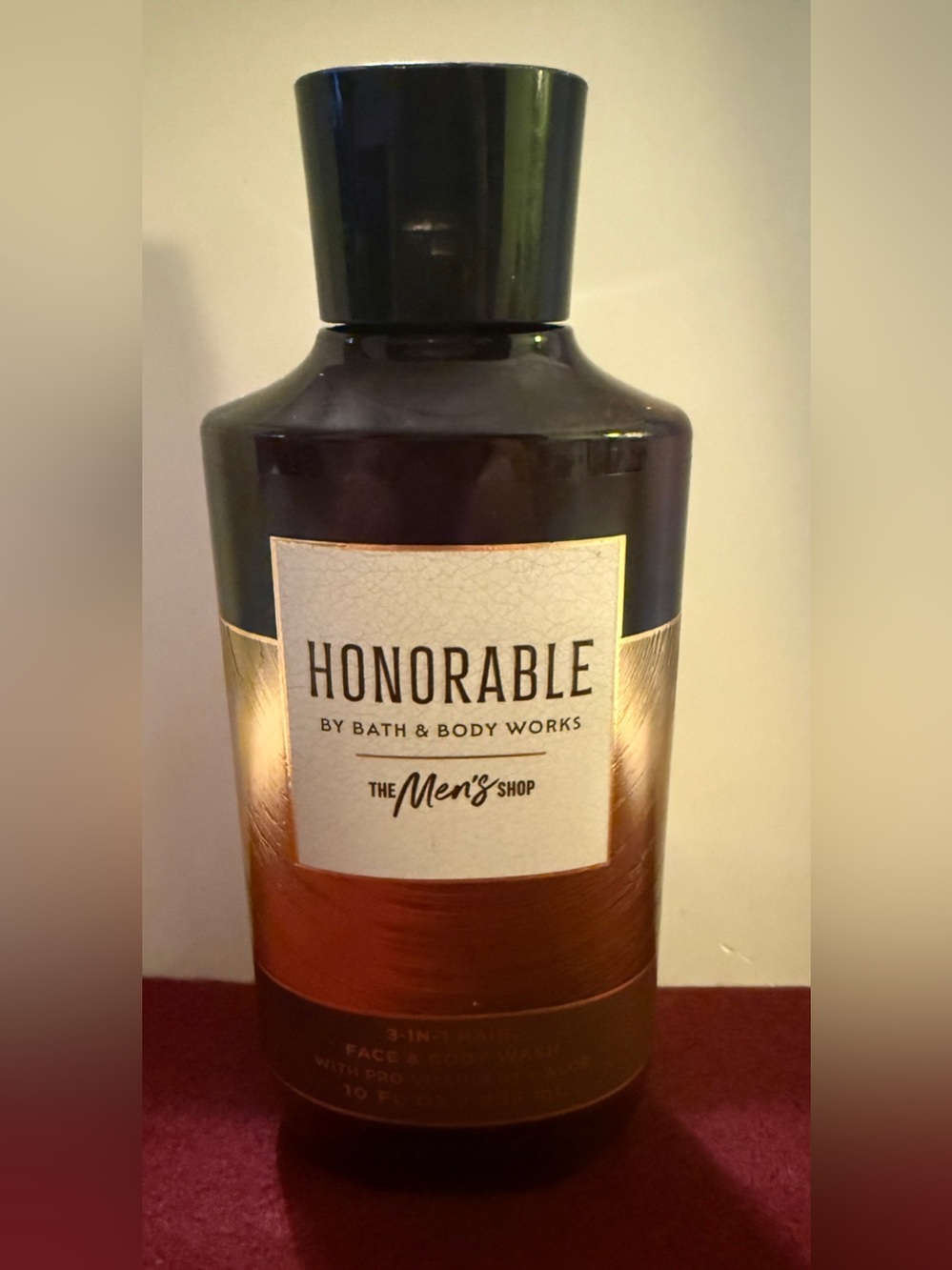 Bath & Body Works Honorable 3-in-1 Men's Hair Face & Body Wash 10 oz